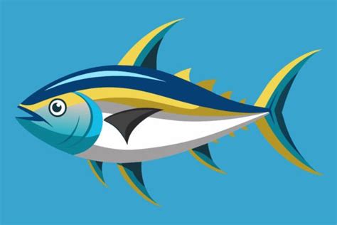 An Amberjack Fish Vector Illustration Graphic By Radha Rani · Creative