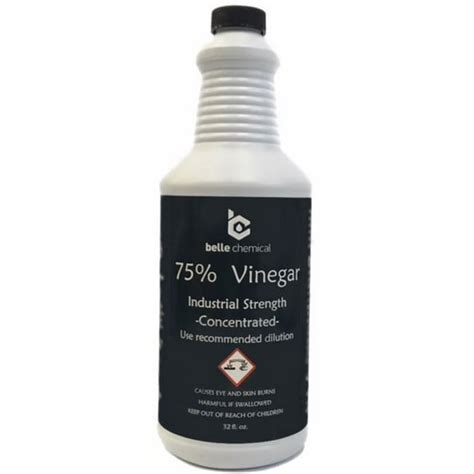 75% Pure Vinegar - Concentrated Industrial Grade 32oz - Walmart.com ...