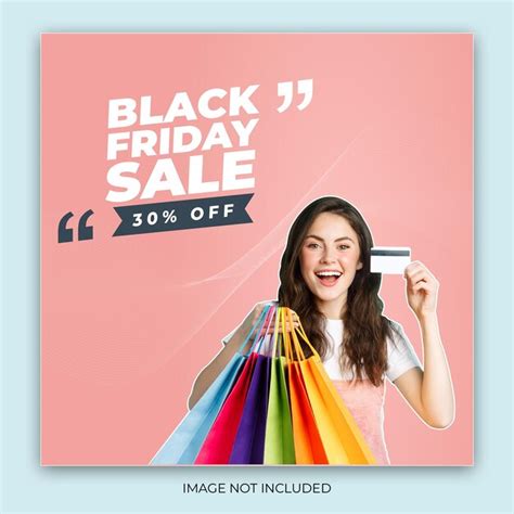 Premium Vector Black Friday And Fashion Sale Social Media Post Templates