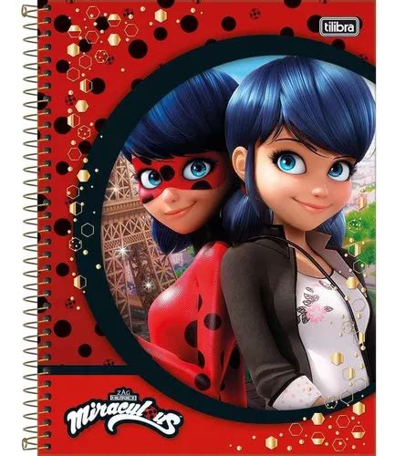 X Cuaderno Materia Miraculous Ladybug F Tilibra Top Mercadolibre