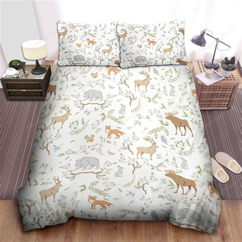 Woodland Bedding Sets Duvet Cover And Pillow Cases Homefavo