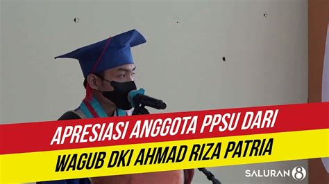 Wagub DKI Ahmad Riza Patria Apresiasi Prestasi Anggota PPSU Sukses Raih