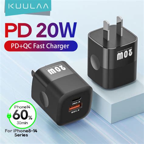 Kuulaa Gan Pd W Fast Charging Usb C Charger For Iphone Pro Max