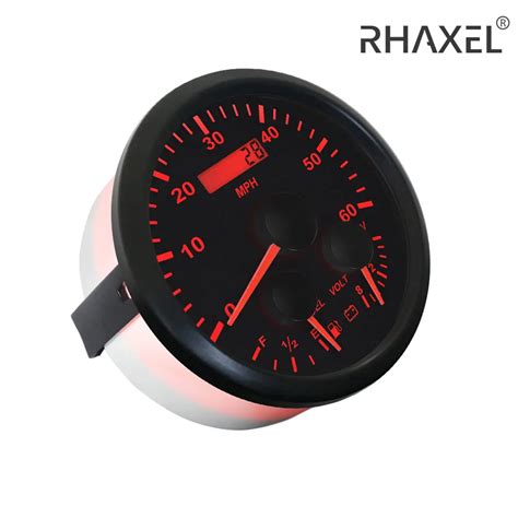 Rhaxel Mm Universal Gps Speedometer Mph Km H With Fuel Level