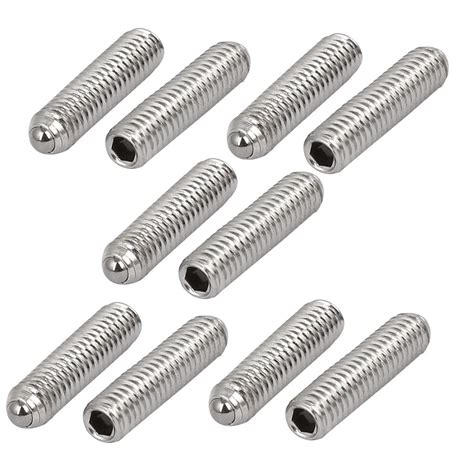 Uxcell M X Mm Stainless Steel Spring Hex Socket Ball Point Grub