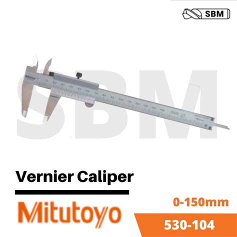 Jual MITUTOYO 530 104 JANGKA SORONG SIGMAT SIKMAT VERNIER CALIPER 6