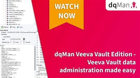 Webinar Dqman Veeva Vault Edition Veeva Vault Data Administration