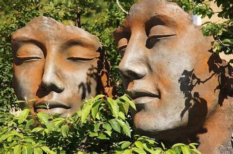 Gartendeko Gesicht Gartenfiguren Finden Garten Dekowelt De