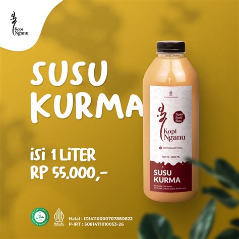 Jual Susu Kurma 1 Liter - Minuman Kopi Botol | Shopee Indonesia