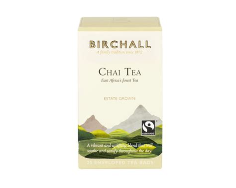 Birchall Chai Tea 25 Enveloped Tea Bags Leodis Coffee