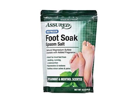 Assured Refresh Foot Soak Epsom Salt Ingredients And Reviews