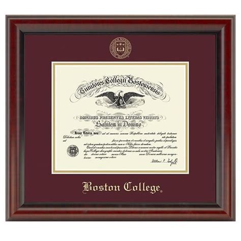 Boston College Diploma Frame The Fidelitas Graduation T Selection