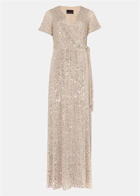 Amily Sequin Wrap Dress Phase Eight Uk