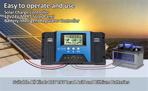 Mppt A Solarladeregler V V Solarregler Mppt Solar Laderegler A