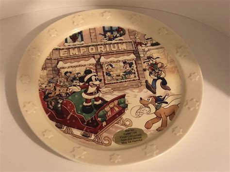 Disneys Emporium Collectors Plate Collectibles Disneyana