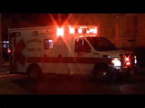 Long Branch Elberon First Aid Squad Ambulance Responding