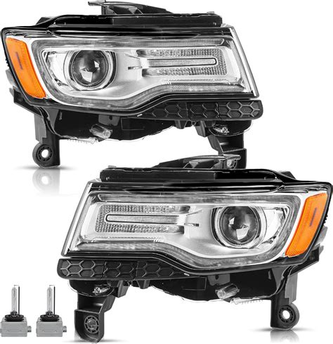 Amazon Tusdar Hid Headlight Assembly Fits Jeep Grand