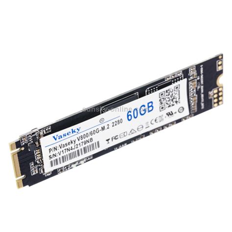 Vaseky V800 60GB NGFF / M.2 2280 Interface Solid State Drive Hard Drive ...