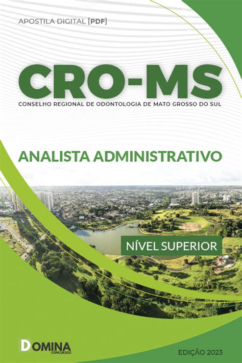 Apostila Para Concurso Cro 23 Analista Adm Domina