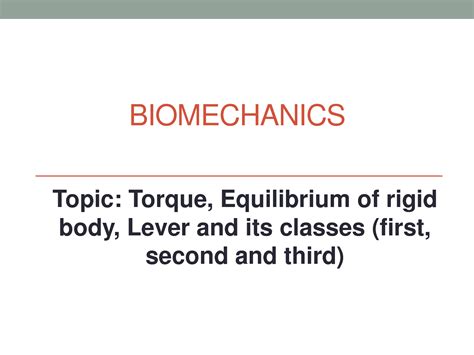 SOLUTION Biomechanics Studypool