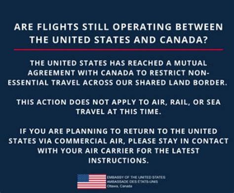 Canada And The Us Are Implementing The Non Essential Travel Ban In