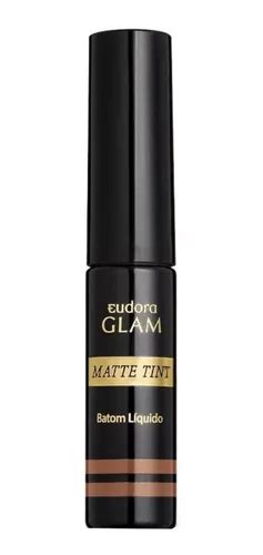 Labial Eudora Matte Tint Glam color nude clássico MercadoLibre