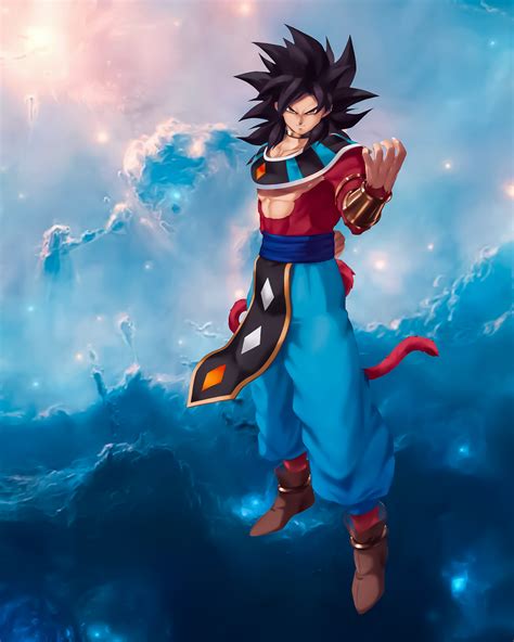 Ssj4 God Of Destruction Goku By Satzboom On Deviantart