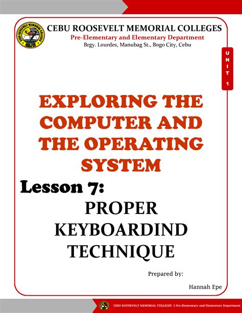 Solution Proper Keyboarding Technique Studypool