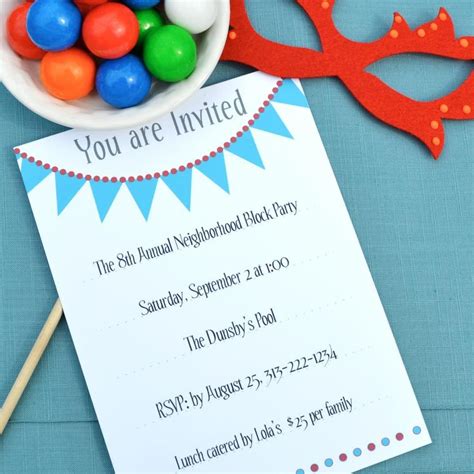 Printable Birthday Party Invitations For 12 Year Old Boy