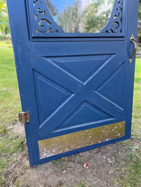 Farmhouse Screen Storm Door Victorian Reclaimed Exterior Etsy