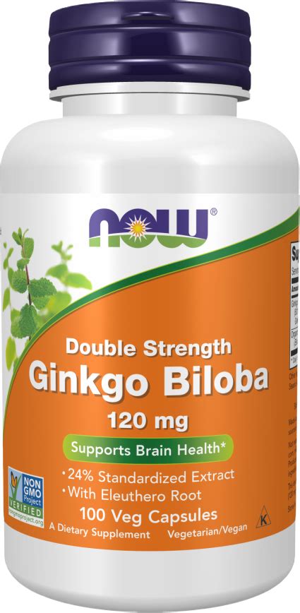 Ginkgo Biloba 120 Mg Double Strength Аптеки 36 6