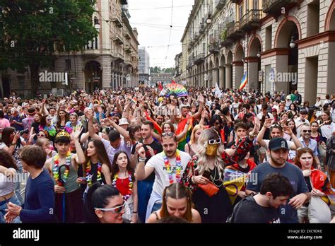 Torino Italia Th June La Parata Del Gay Pride A Torino