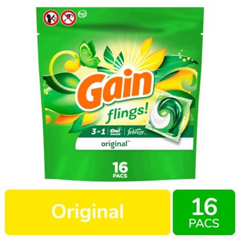 Gain Flings Original Scent Laundry Detergent Pods Ct Smiths Food