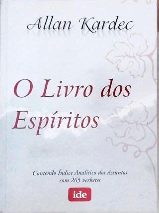 O Livro Dos Esp Ritos Allan Kardec Tra A Livraria E Sebo