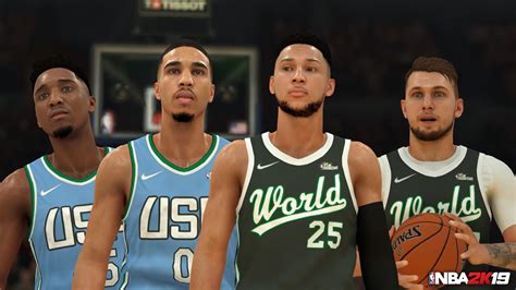 NBA 2K19 MyTEAM on Twitter: "Team U.S. vs. Team World 👀 Which youngin ...