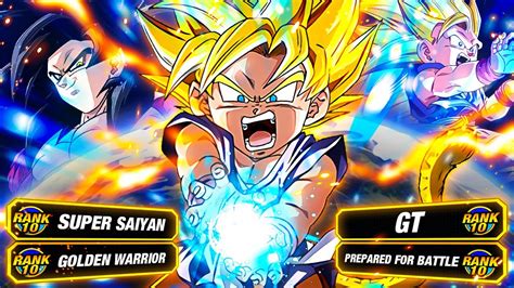 Pure Dominance Level Links Rainbow Star Gt Ssj Goku Dbz