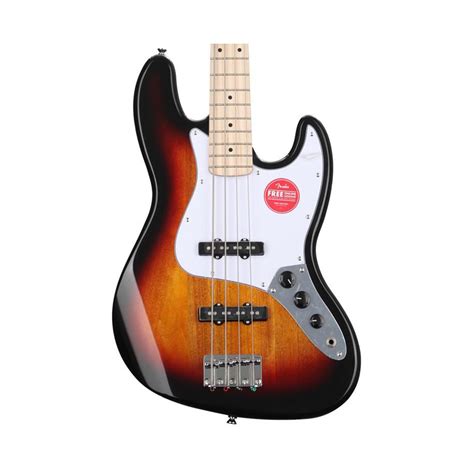 Fender Squier Affinity Series 4 String Jazz Bass 3 Color Sunburst With Maple Fingerboard