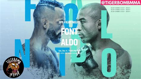 Ufc Fight Night Font Vs Aldo Full Card Predictions Breakdown Youtube