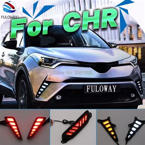 Led Drl Daytime Running Lights Rear Bumper Fog Lamp Turning Signal Brake Taillight Warning Light