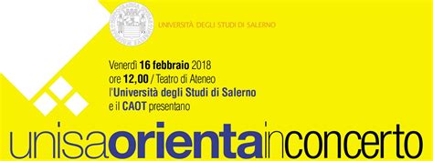 Unisaorienta Venerd Lultima Giornata Dellevento Con Il Concerto