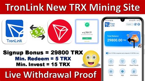 Trx Mining Latest Website Earn Free Trx Daily New Trx Mining