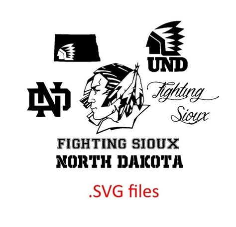 Fighting Sioux Svg North Dakota University Svg By Ohthisdigitalfun