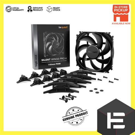be quiet! Silent Wings PRO 4 120mm (BL098)/140mm (BL099) PWM High-Speed ...