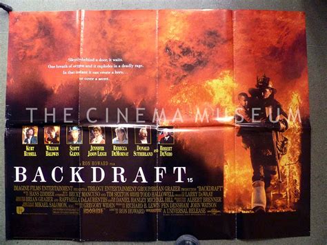 Backdraft 1991 Posters Shop The Cinema Museum London