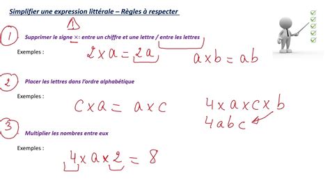 Expression littérale Leçon 2 Par Jean Luc DELBANI YouTube