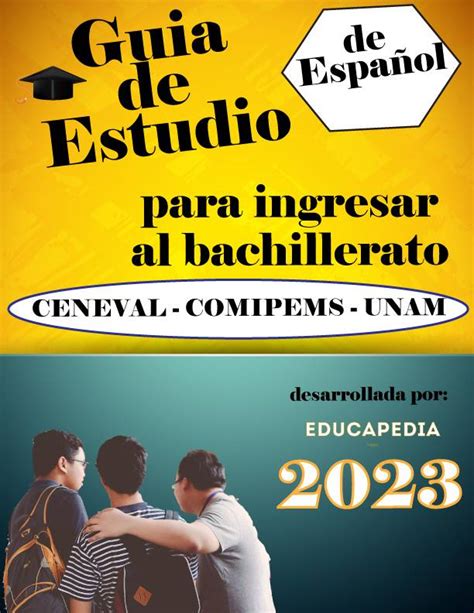 Nueva Guía De Estudio De Español Para El Ingreso Al Bachillerato