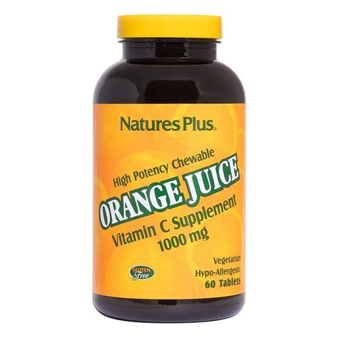 Nature S Plus Orange Juice C 1000mg Chewable Tabs 60 Landys Chemist