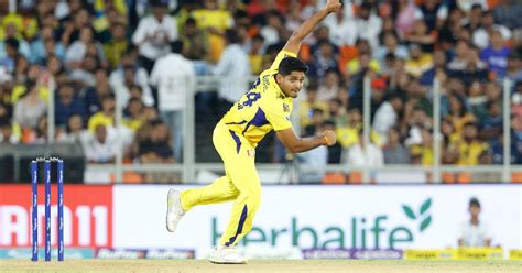 Ipl Csks Tushar Deshpande Gts Sai Sudharsan Used As Tournament