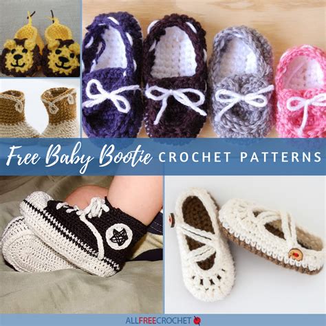 50+ Free Baby Bootie Crochet Patterns | AllFreeCrochet.com