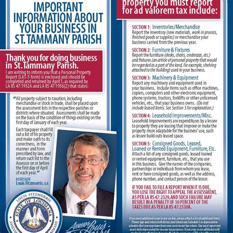 Assessment Forms And Resources St Tammany Parish Assessors Office